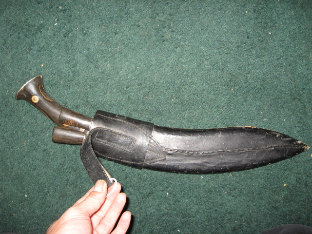 large maybe 16&quot; in sheath with 2 other small
